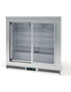 Armario Expositor Refrigerado Sobremostrador Inox 2 Puertas 925x520x850mm EHBS-250-LI Docriluc