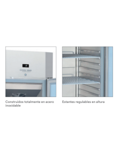 Armario Industrial Refrigerado Pastelería Inox 680x700x2060mm 450Ltr SRK500 Eurofred