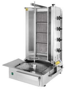Máquina Industrial De Kebab A Gas 4 Quemadores TC.DNG201 Eutron