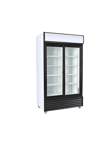 Armario Expositor Refrigerado Industrial 2 Puertas 1000Ltr CSD1000S Climahostelería