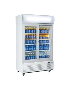 Armario Expositor Industrial Refrigerado 2 Puertas 1000x730x2036mm 776Ltr DC 800S Eurofred