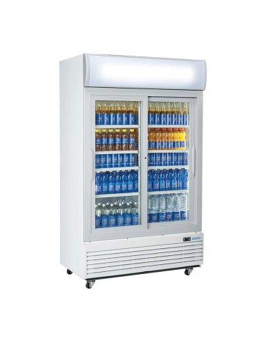 Armario Expositor Industrial Refrigerado 2 Puertas 970Ltr DC 1000S Eurofred